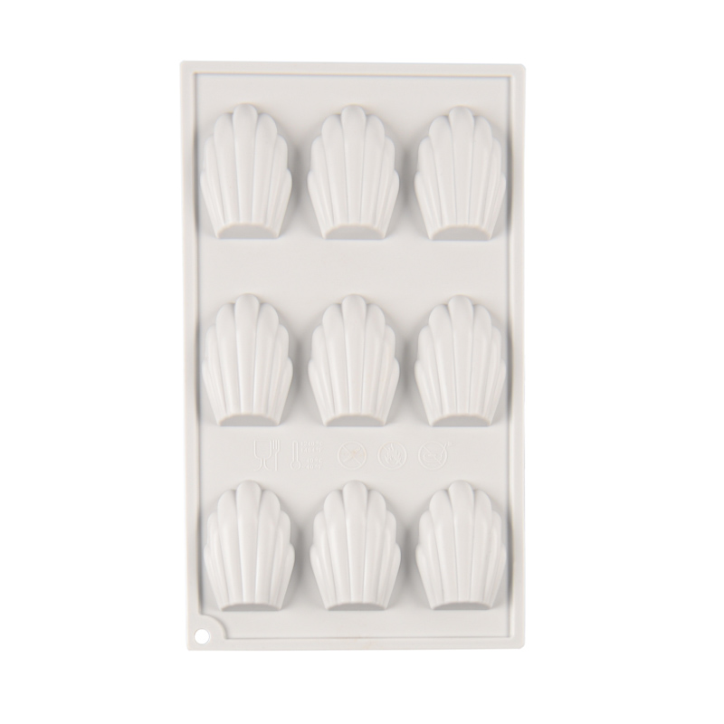Lot De 2 Moules à Madeleines En Acier Carbone Anti-adhésif - 12 Cavités Dorées - Pour Four - 13
